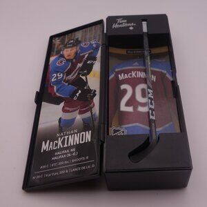 Tim Hortons Nathan MacKinnon Frameworth Sports Marketing Mini Stick with Box